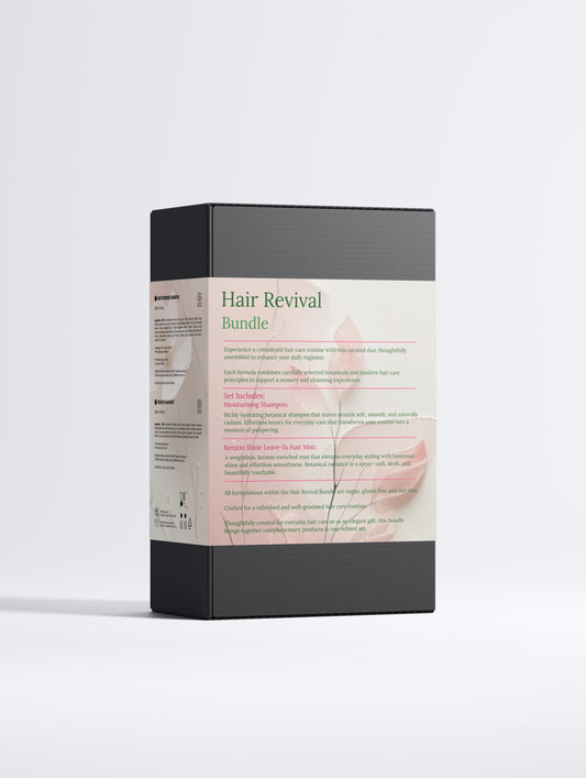 Hair revival bundle targeting scalp health, helping improve circulation and support stronger, thicker and healthier hair growth