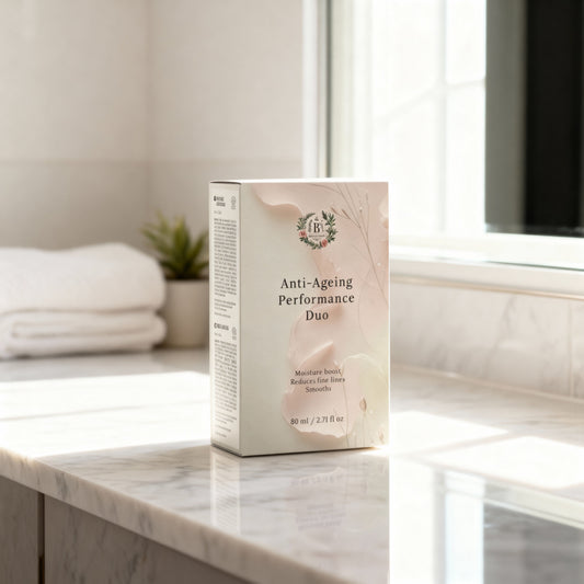 An anti aging performance duo cosmetic natural product.