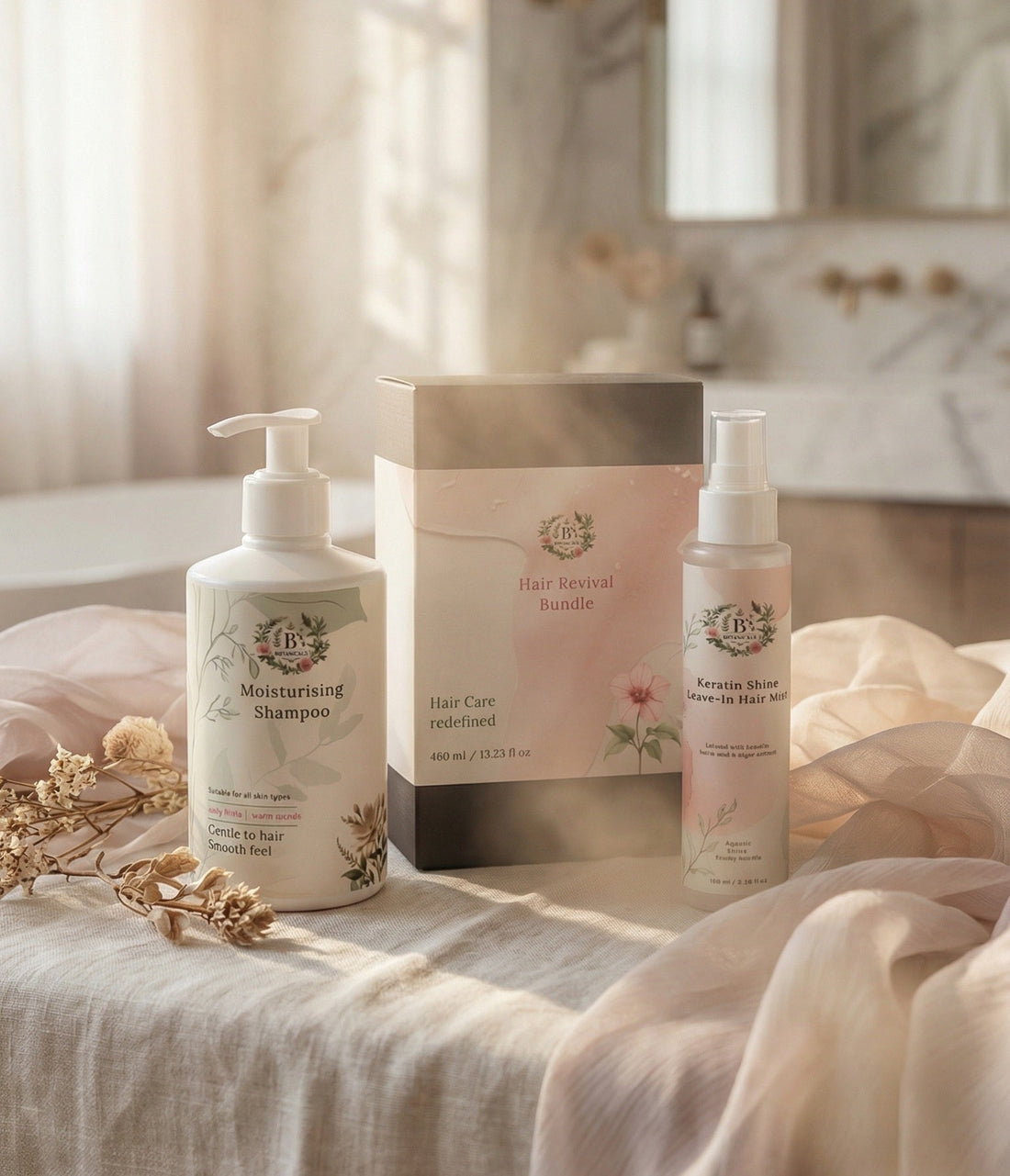 Hair Revival Bundle: Transform Your Hair with Keratin & Care