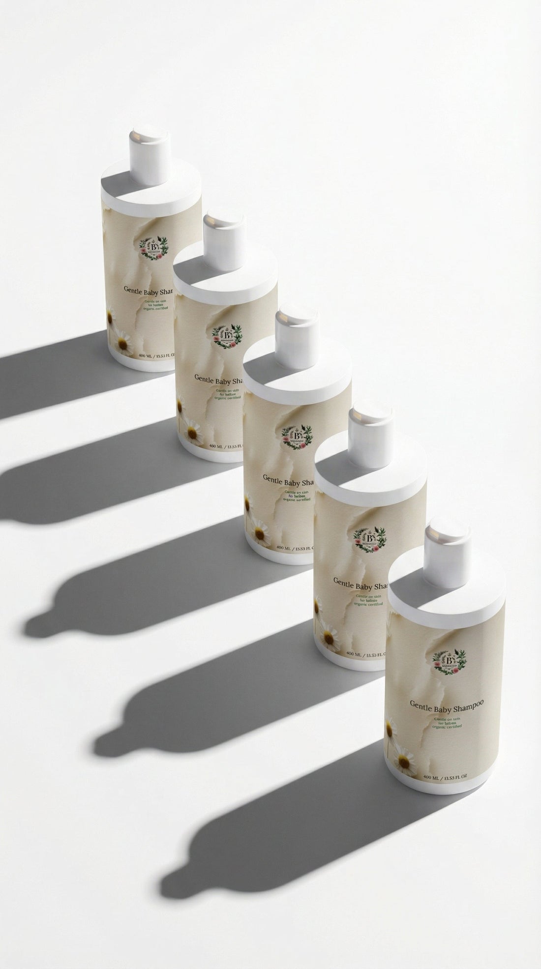 B's Botanicals baby product body wash.