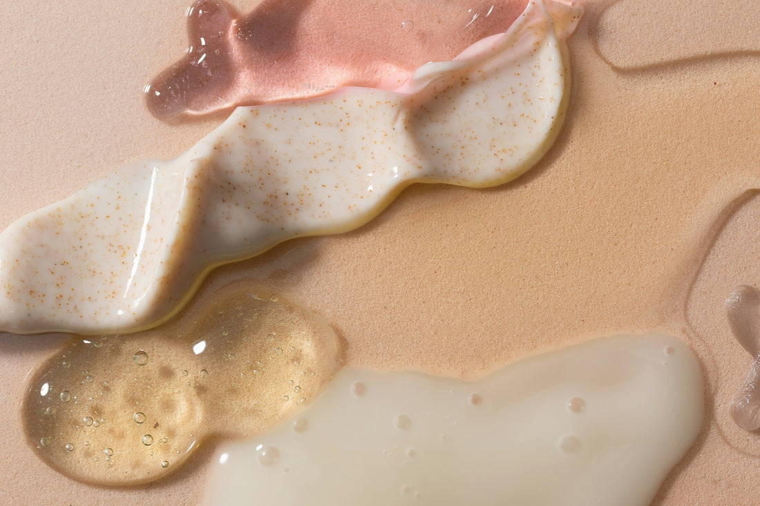 Botanical skincare ingredients used in gentle natural skincare products.