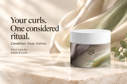 Why Your Curls Feel Dry, Frizzy or Flat: The Science Behind a Smarter 3-in-1 Curl Routine.