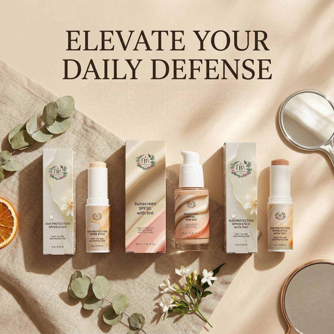 The SPF skin care sun protection from UVA and UVB rays.