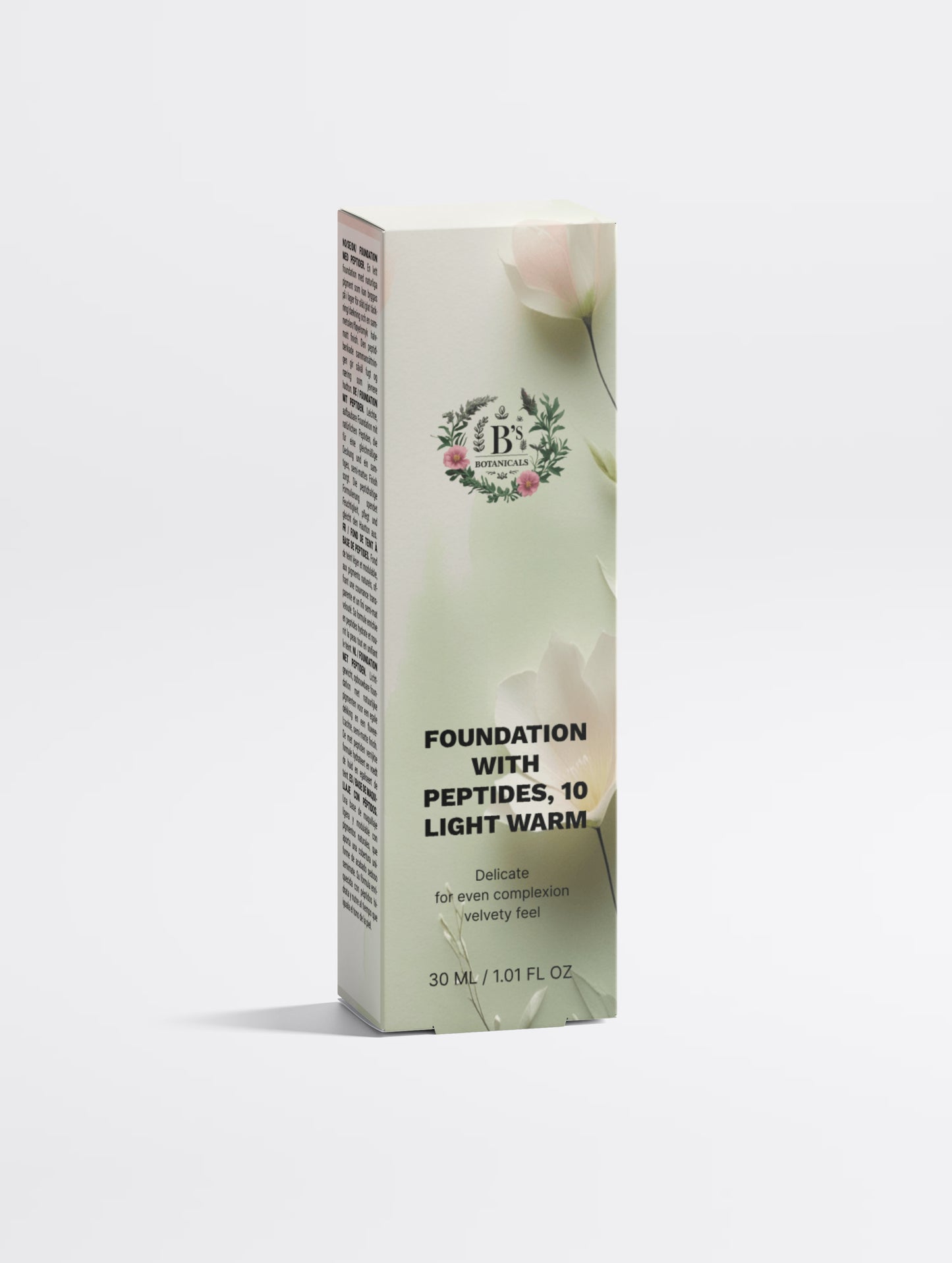 Foundation with peptides – 10 Light Warm