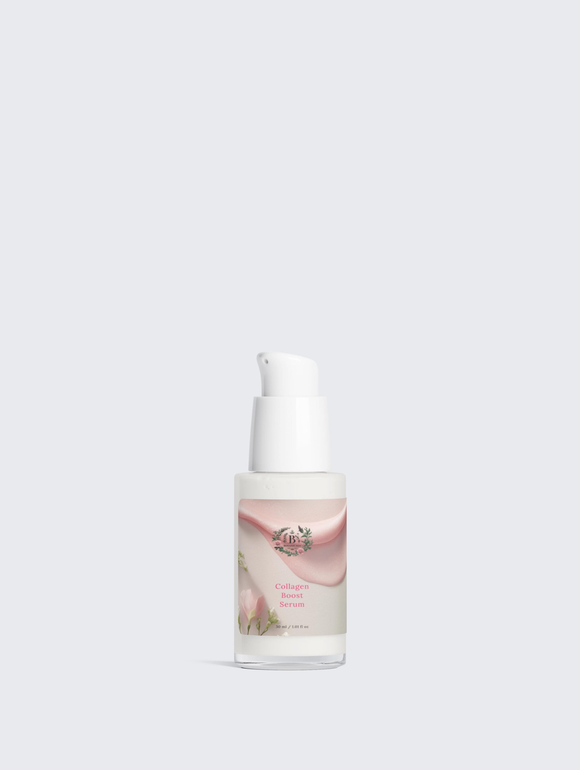 Collagen boost serum used in skincare routine for anti-aging support, skin firming and radiant complexion