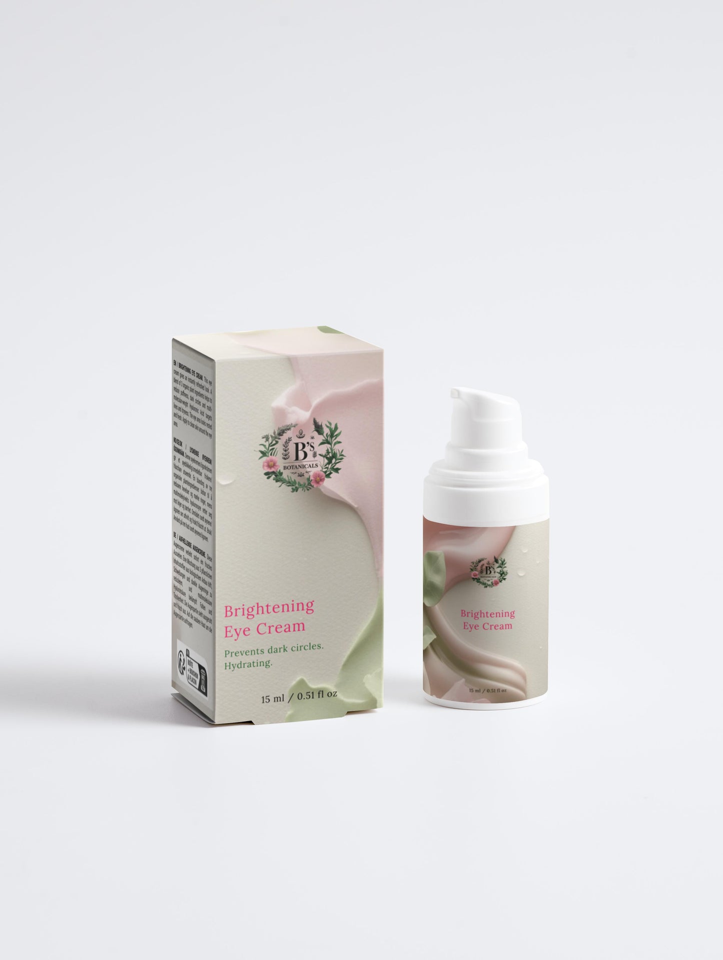 Brightening eye cream designed to reduce dark circles, improve hydration and support a smoother, more radiant under-eye appearance