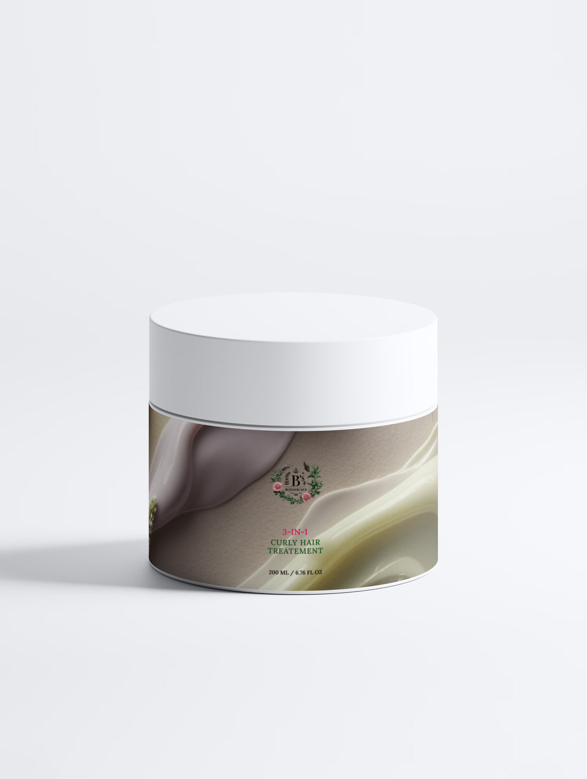 B’s Botanicals 3-in-1 Curly Hair Treatment for nourished, defined curls