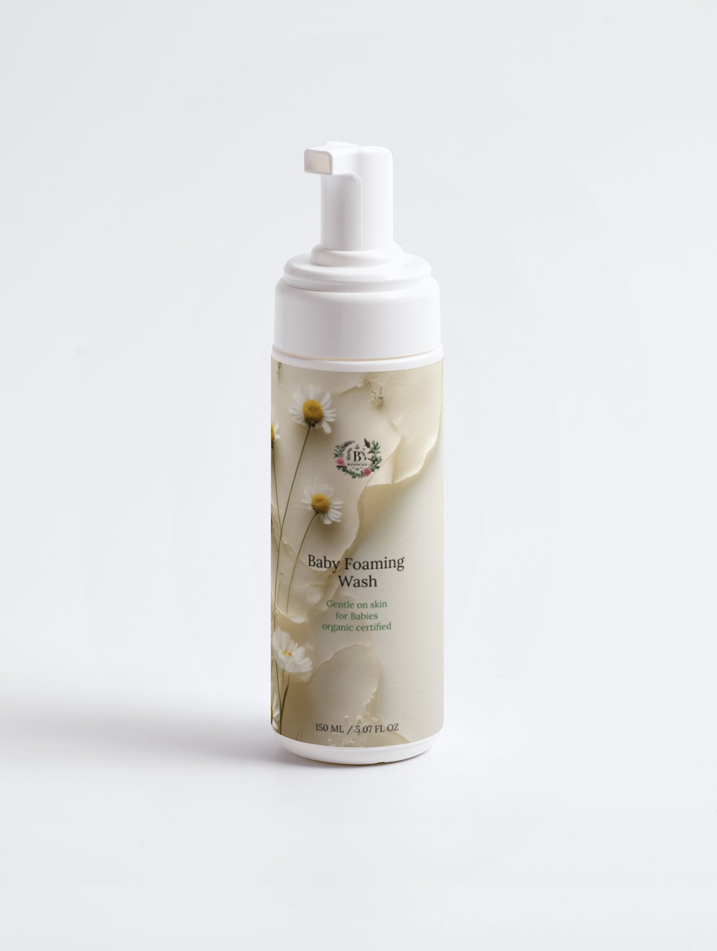 Gentle baby foaming wash natural cleanser for newborn and sensitive baby skin daily bath time care
