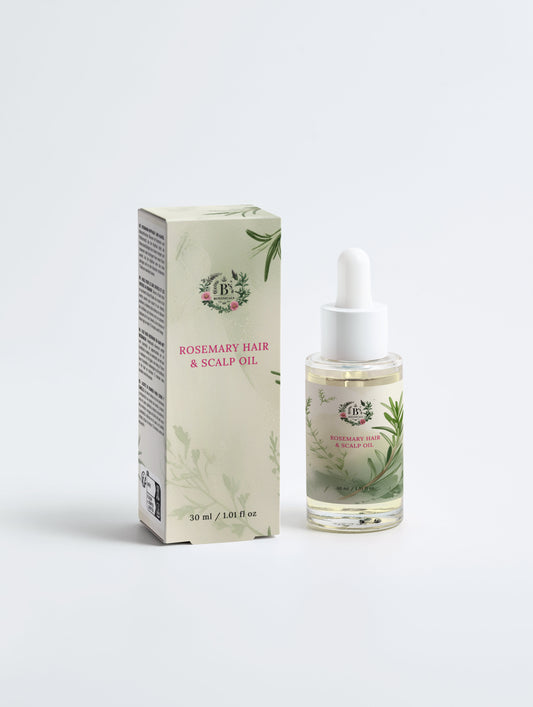 Rosemary strengthening hair and scalp oil for healthier stronger hair